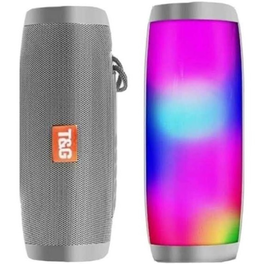 New gray light up bluetooth speaker